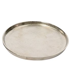 Silver Deco Plate 30cm